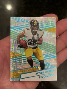 2025 Panini Revolution Jaylen Warren Teal Levels /499 SP Steelers ! - Picture 1 of 2