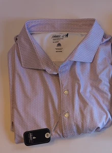 Camisa polo de golf Johnnie-O Hangin' Out Performance malla talla XL Ty Dahlia nueva sin etiquetas - Imagen 1 de 11