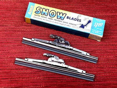 Nuevo de Lote Antiguo Par de Escobillas Limpiaparabrisas ANCO #375 6" Hot Rat Rod Lowrider Años 1930-1940 Foto 1 de 4