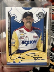 2003 Wheels Authentic NASCAR DENNIS SETZER Certified AUTOGRAPH! KOSTENLOSER VERSAND! - Bild 1 von 2