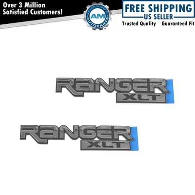 Juego de placas de identificación OEM Fender Ranger XLT para Ford Ranger 1996-2005 Foto 1 de 4