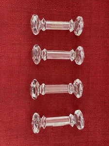 (4) Vintage Kristall Hantel Messer Rest Made in Poland 24% Bleikristall Stck 4 - Bild 1 von 6
