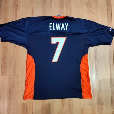 Camiseta de fútbol americano vintage del campeón Denver Broncos John Elway #7 años 90 NFL para hombre talla XL Foto 1 de 4