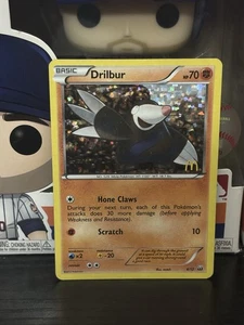 Pokemon TCG 2012 McDonald’s Promo - Drilbur #8/12 - Stamped Holo Card - Picture 1 of 4