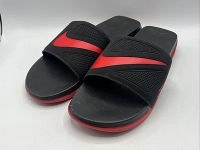 耐克 Air Max Cirro 男式 13 码黑色红色凉鞋拖鞋优质二手 — 第 1/4 张图片