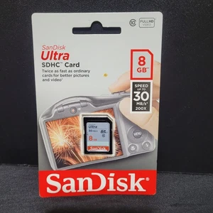 San Disk Ultra 8gb SDHC Card Full HD Video - Picture 1 of 3