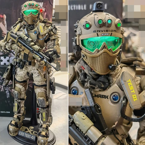 Soldier Story EXO-SKELETON ARMOR SUIT TEST-01 1/6 Action Figure LED Doll SS122 Cover