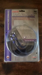 Monster ILS-200 Hi-Performance Digital Fiber Optical Toslink Cable (4M/13.1)-NEW - Picture 1 of 8