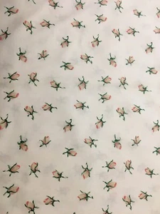 New 60" square Wedgwood Pink Floral Rosebud Tablecloth Table Topper - Picture 1 of 6