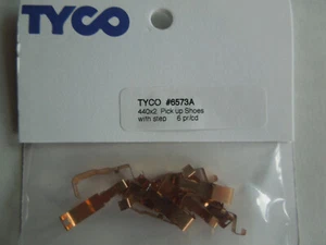 6 Pair NOS Tyco 440X-2 Slot Car Pickup Shoes ~ free USA shipping
