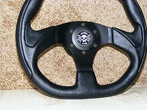 Volante de automovilismo volante deportivo 330 mm buje VW Escarabajo Golf 1 2 Cabrio Jetta Polo - Imagen 1 de 6