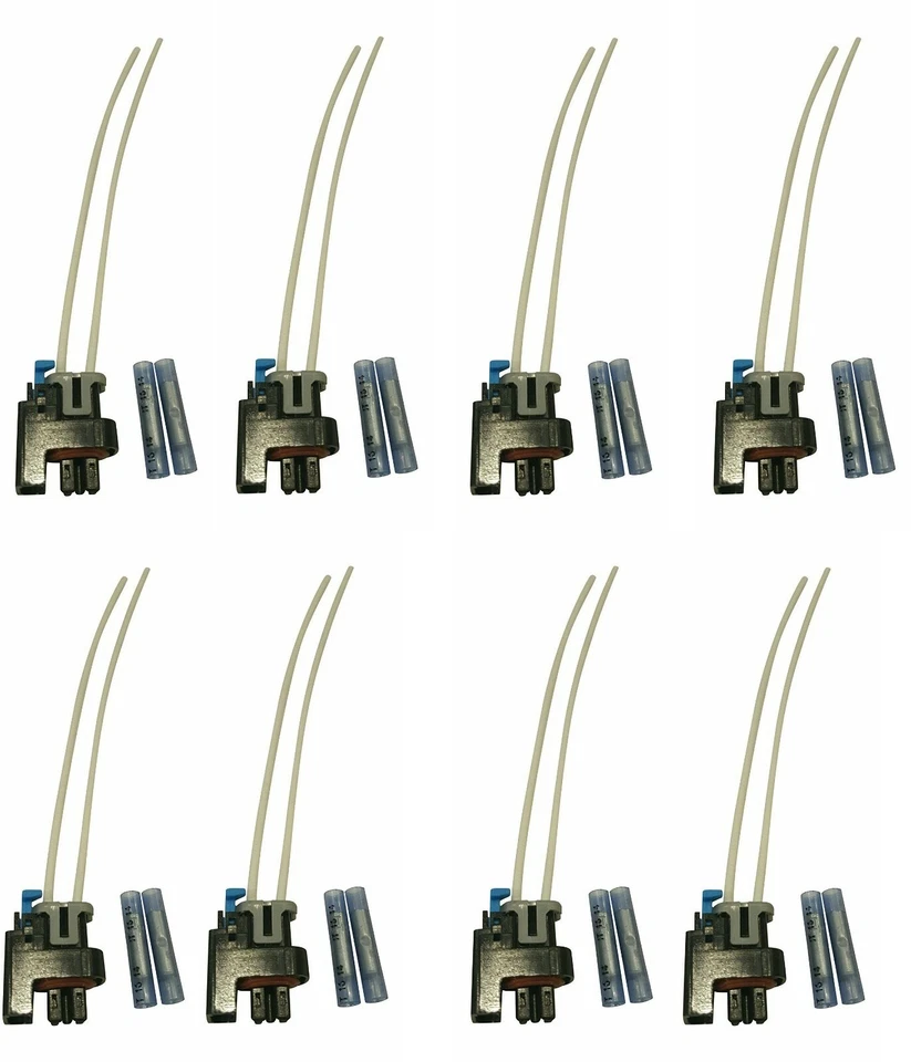 CONJUNTO de 8-Muzzys PT2135 conector injetor de combustível kit de reparo de chicote de fios com emendas - Imagem 1 de 3