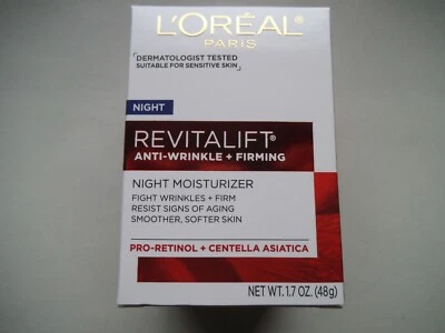 L'Oreal Paris Revitalift Anti Wrinkle + Firming Anti-Aging Night Cream 1.7 oz.  - Image 1 of 4