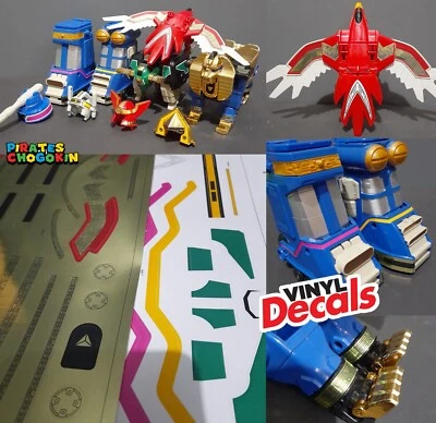 Calcomanías Adhesivas Repuesto Dx De Colección ZEO Megazord Power Ranger Zeo Ohranger Foto 1 de 4