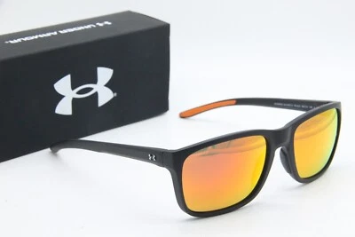 NEW UNDERARMOUR HUSTLER UA 0005/S RC2UZ BLACK AUTHENTIC SUNGLASSES W/CASE 58-19 - Image 1 of 3