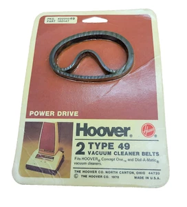 Hoover Aspiradora Power Drive Cinturones Tipo 49 Parte 160147 Paquete de 2 EE. UU. NUEVO - Imagen 1 de 2