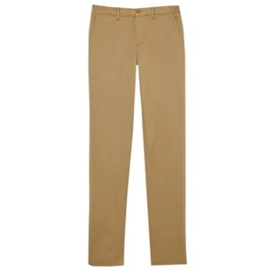Lacoste Men's Slim Fit Beige Chino Pants - Picture 1 of 3