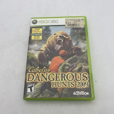 Cabela's Dangerous Hunts 2009 (Microsoft Xbox 360) Complete Tested - Image 1 of 4