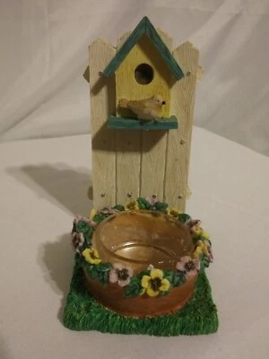 Soporte de luz de té Yankee Candle Herb Garden Birdhouse ~ 1140295 Foto 1 de 4
