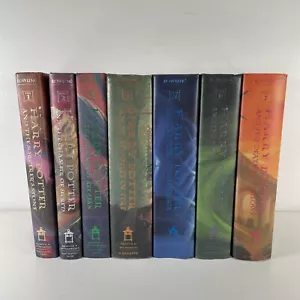 Harry Potter Bücher Komplettsatz 1-7 Hardcover mit Schutzumschlag - Bild 1 von 3