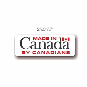 Made in Canada Produktetikett Aufkleber Sticker - 10er Set - Bild 1 von 1