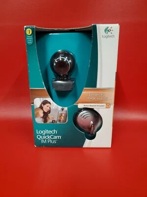 NEW SEALED LOGITECH QUICK CAM IM PLUS WEBCAM - Image 1 of 4