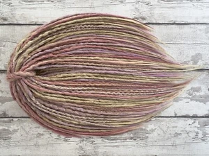 Extensiones de cabello de ganchillo sintético de doble extremo rubio rosa púrpura púrpura temores - Imagen 1 de 11