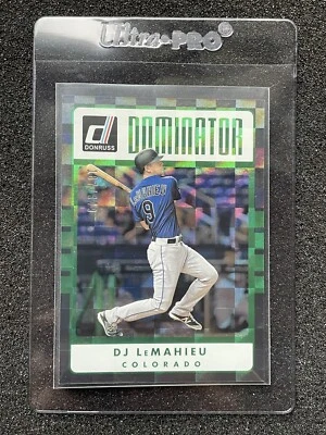 DJ LeMAHIEU #’d /349 - 2017 Panini Donruss Dominators Silver SP #D-5 Rockies - Image 1 of 2
