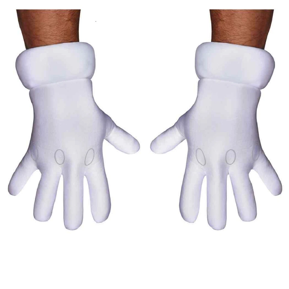 Guantes Mario Luigi Nintendo Hermanos Vestir Halloween Adulto Disfraz Accesorio Foto 1 de 1