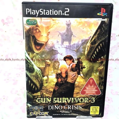 USED PS2 PlayStation 2 Gun Survivor 3 Dino Crisis 54385 JAPAN IMPORT - Image 1 of 4