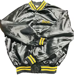 VTG King Louie Jacket Mens Large Satin Bomber Pro Fit USA Wyoming Valley *DAVID - Picture 1 of 10