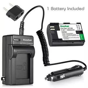 LPE6 Battery or Regular Charger for Marshall On-Camera HDMI Monitor, Canon XC10 - Picture 1 of 27