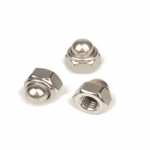 Hexagon Domed Cap Nut Nylon Insert A2 Stainless Steel M4 M5 M6 M8 M10 M12 M16 - Picture 1 of 2