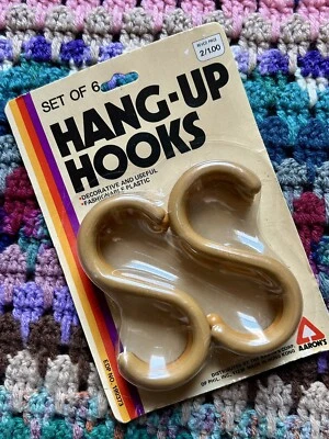 Ganchos Colgantes De Colección Plástico Aarones Planta Macramé Nuevo de Lote Antiguo Decorativo Años 70 Retro Foto 1 de 4