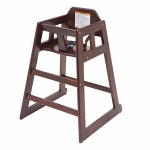New 20” Winco CHH-103 Restaurant High Chair Baby Child Rubber Wood Seating - Picture 1 of 1
