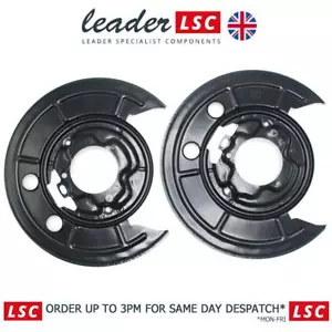 2x Rear Brake Disc Backing Plates Citroen Jumper from 2006 NEW 77364017 77364018 - Picture 1 of 12