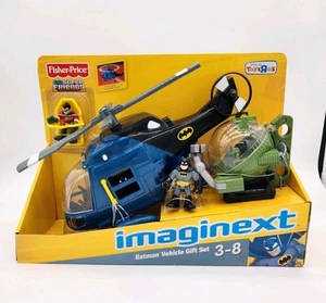 Fisher Price Imaginext Batman Vehicle Gift Set Helicopter Submarine NEW Toy - Bild 1 von 8