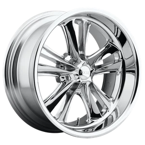 18x8 Foose F097 KNUCKLE CHROME PLATED Wheel 5x4.5 (1mm) - Picture 1 of 5