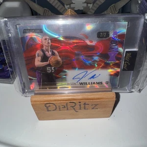 2024 Jason Williams Wild Card JTH Basketball Groovin Auto 2/2 Lava Foil SSP - Picture 1 of 2