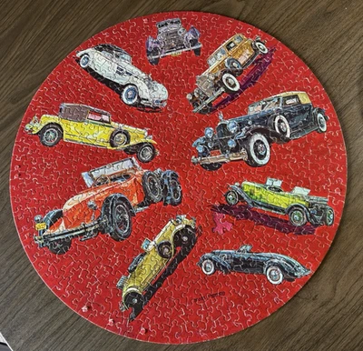 Rompecabezas circular Springbok 1969 vintage - COCHES CLÁSICOS de Bob Pettes Foto 1 de 4