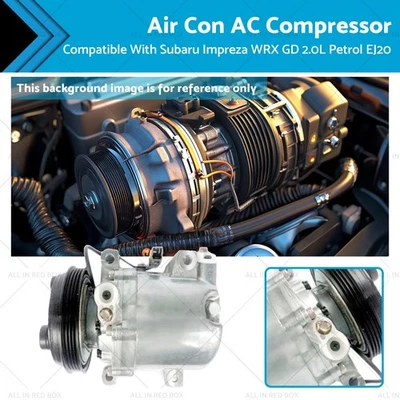 Compressore Aria Condizionata Adatto Per Subaru Impreza WRX GD 2.0L Benzina EJ20 - Immagine 1 di 4