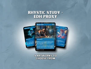 Rhystic Study - Custom Magic: The Gathering Card - Picture 1 of 17