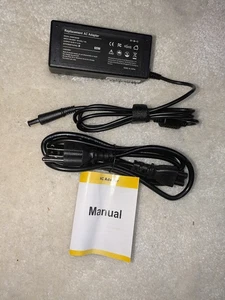 65W AC Adapter for HP Notebook &HP Desktop PC Power Supply Cord-NEW - Foto 1 di 2