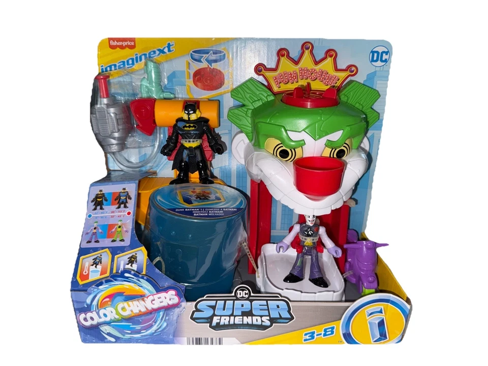 Fisher-Price Imaginext DC Super Friends Batman Juguete Cambiadores de Color El Guasón Foto 1 de 4