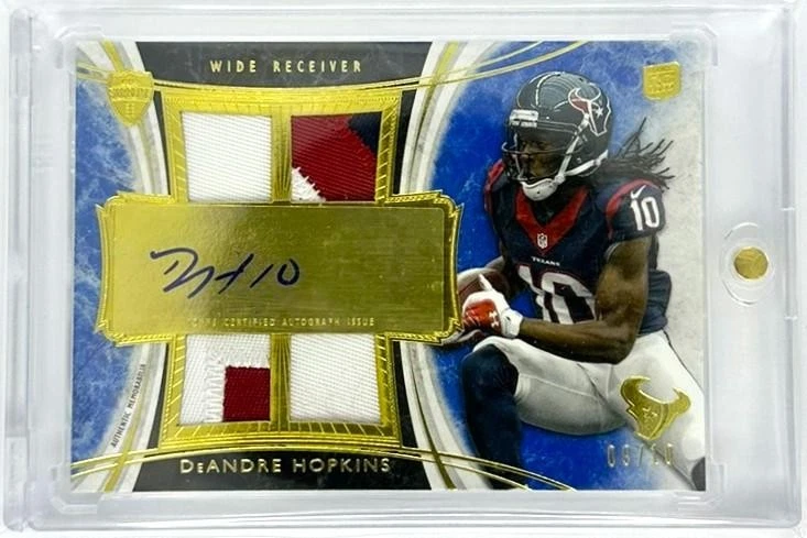 Topps DeAndre Hopkins Football Sports Trading Card Singles for