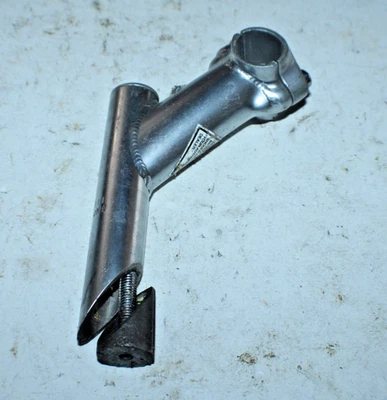 Schwinn 1" Quill Bike Stem Silver 85mm 45º Rise 25.4mm Steel MTB Hybrid Ships US - Image 1 of 4