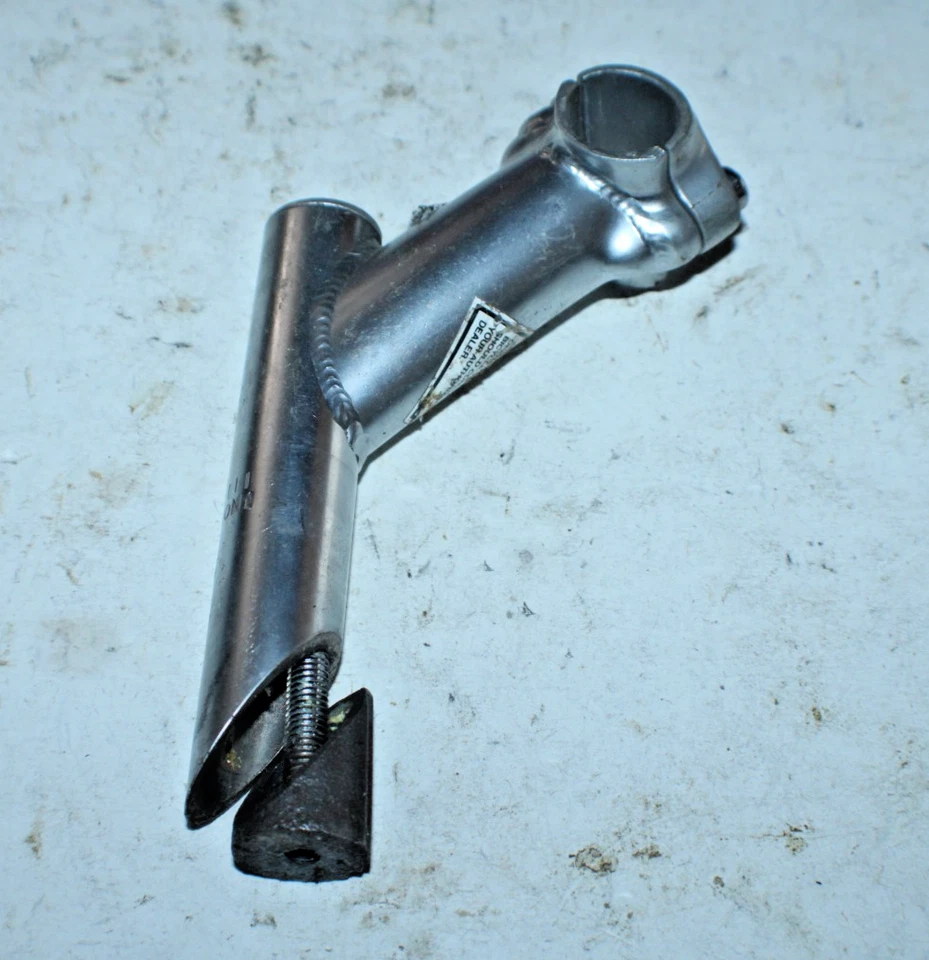 Schwinn 1 1/8" Quill Bike Stem Silver 85mm 45º Rise 25.4mm Steel MTB Hybrid - Image 1 of 4