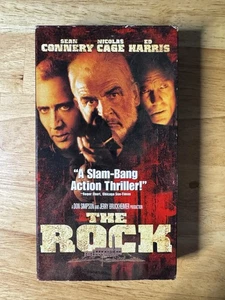 The Rock (VHS, 1998) Sean Connery Nicolas Cage Ed Harris - Bild 1 von 2