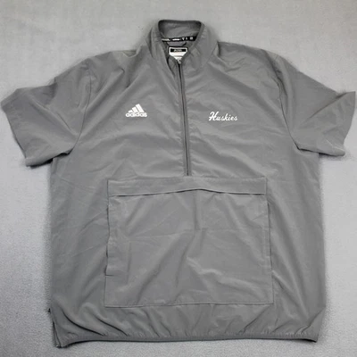 Camisa masculina NIU Huskies XL cinza jogador equipe edição jogo usado treinador cory branco - Imagem 1 de 4