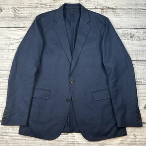 J.Crew Ludlow Blazer Mens 42L Blue British Moon Cloth Unstructured Sport Coat - Picture 1 of 10